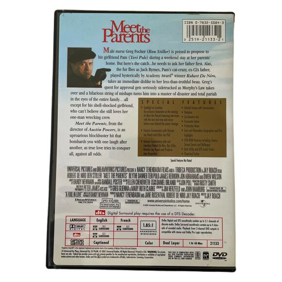Meet the Parents (2000) (DVD, 2000) - Picture 4 of 4
